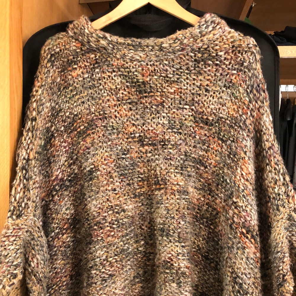 Zara Knit poncho-like sweater